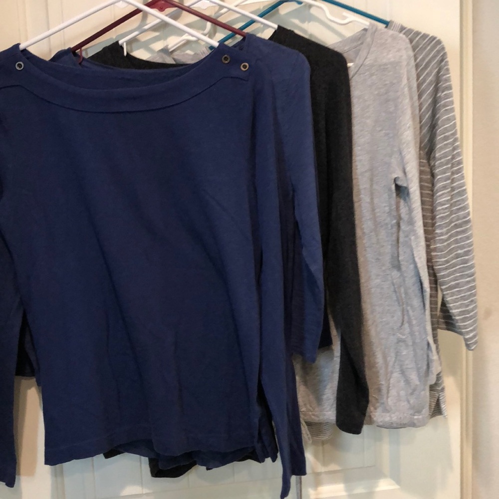Bundle of 5 comfortable LS-3/4 sleeve t-shirts